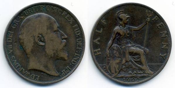 1902 halfpenny