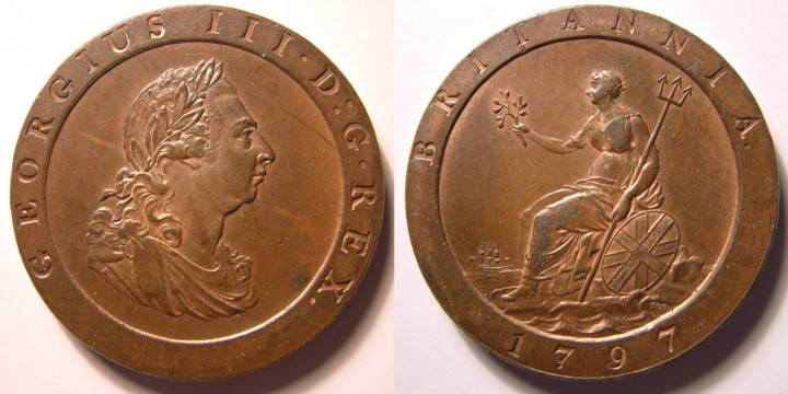 George III 1797 penny