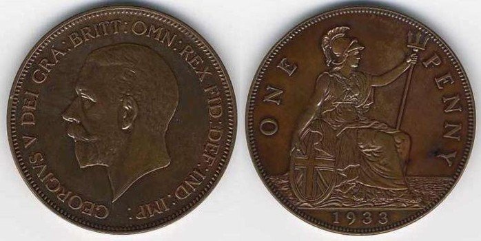 1933 penny