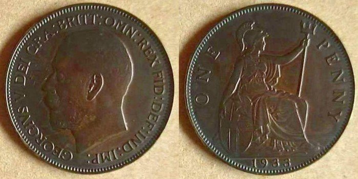 1933 pattern penny