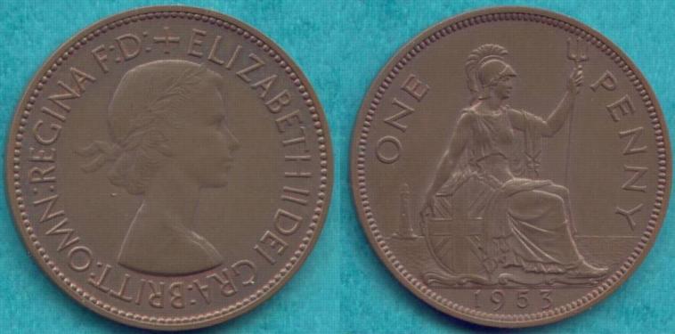 1953 penny