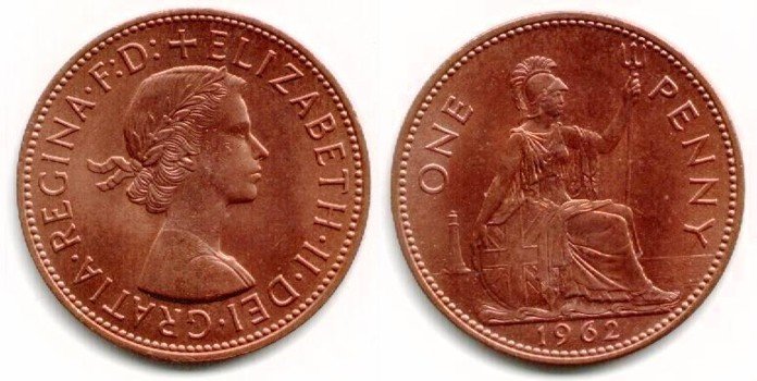 1962 penny