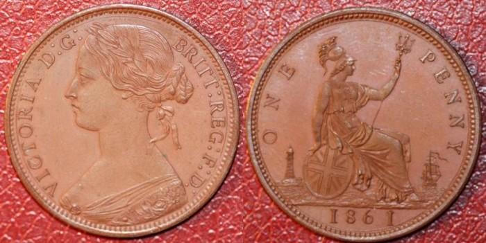 1861 penny