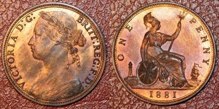 1881 penny