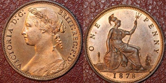 1878 penny