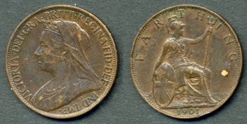 1901 farthing