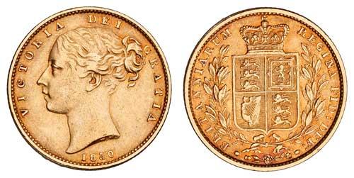 1850 sovereign