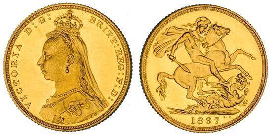 1887 sovereign
