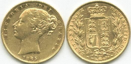 1865 sovereign
