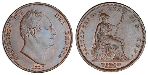 1837 penny