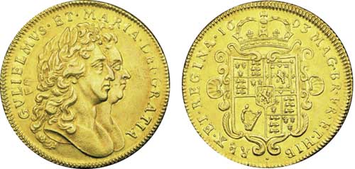 1693 two guineas
