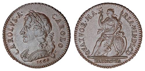 1665 pattern farthing