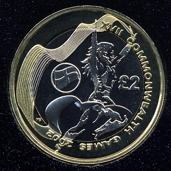 England 2002 Commonwealth Games reverse