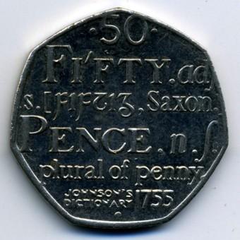 50p Dictionary reverse