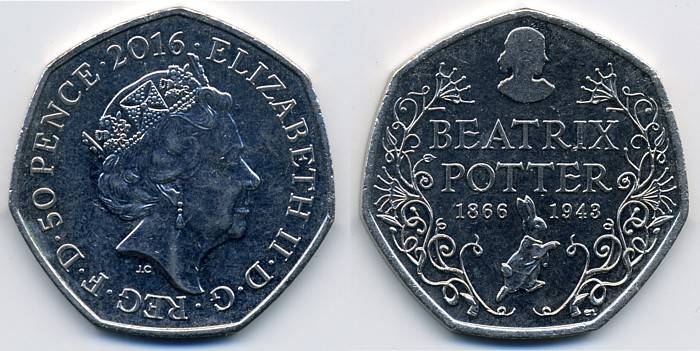 50p Beatrix Potter