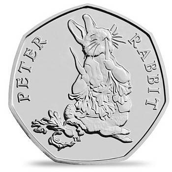 50p Peter Rabbit