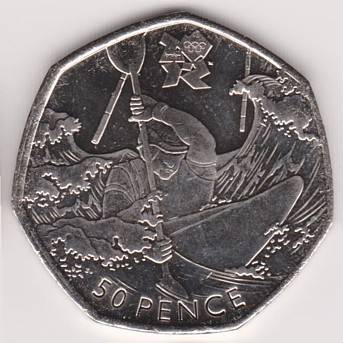 50p Canoeing reverse