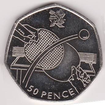 50p Table Tennis reverse