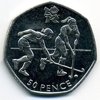 50p Hockey reverse