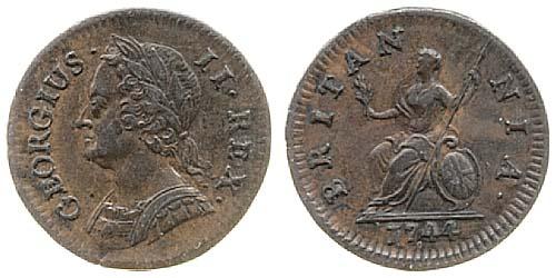 1744 farthing