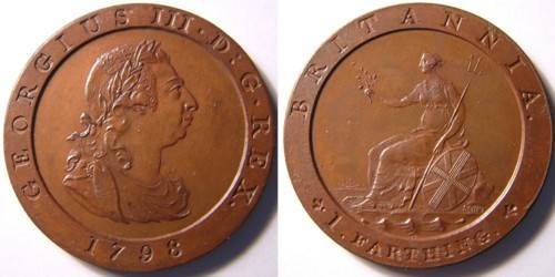 1798 pattern farthing