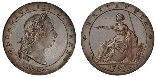 1795 pattern halfpenny