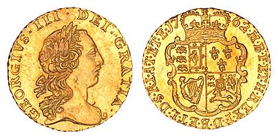 1762 quarter guinea