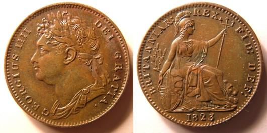 1823 farthing