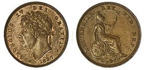 1827 Third Farthing