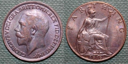 1916 farthing