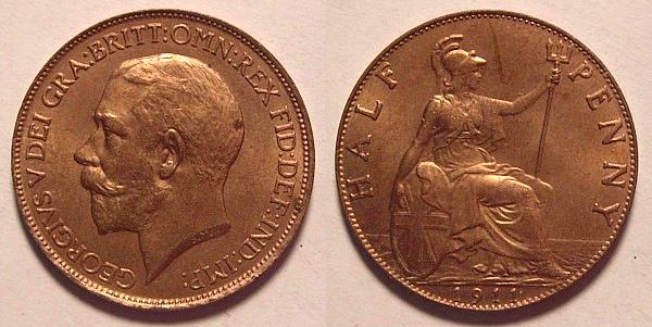 1911 halfpenny