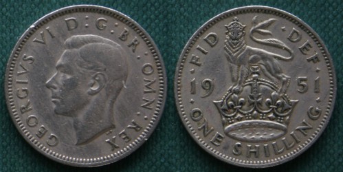 1951 English 1/-