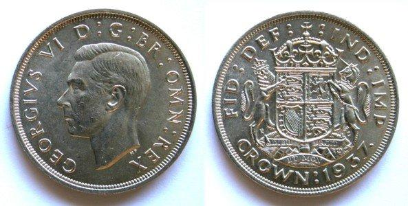 George VI 1937 crown