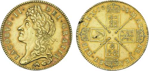 1688 ec five guineas