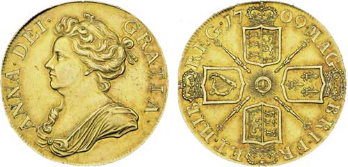 1709 five guineas