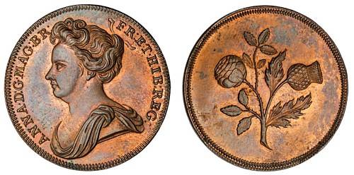 Queen Anne pattern halfpenny