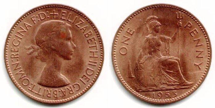 1953 penny