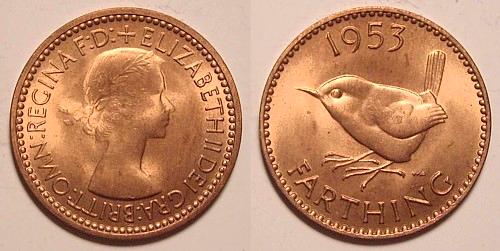 1953 farthing