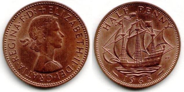 1965 halfpenny