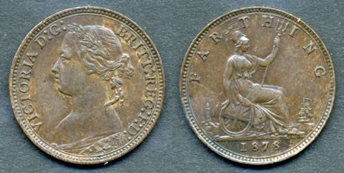 1878 farthing