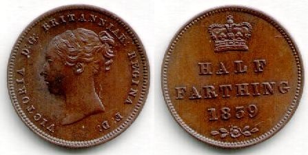 1839 Half Farthing