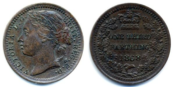 1868 Third Farthing