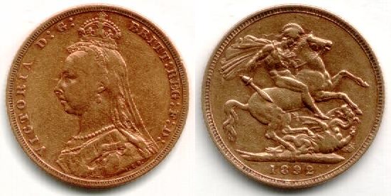 1892M sovereign